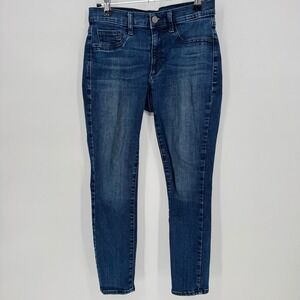 GAP Denim Women's Favorite Jegging Blue Mid rise Cropped Wash Size 27 Petite